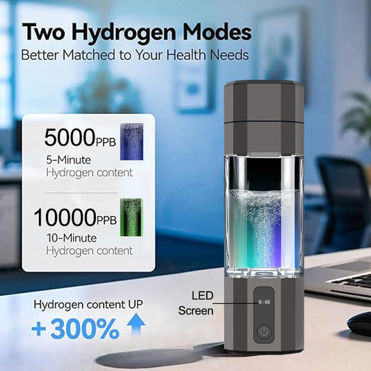 Resoxy Hydrogen Water Generator 10000/5000ppb Water Cup Intelligent USB High-End Color Changing For Hydrogen Water Bottle Gifts