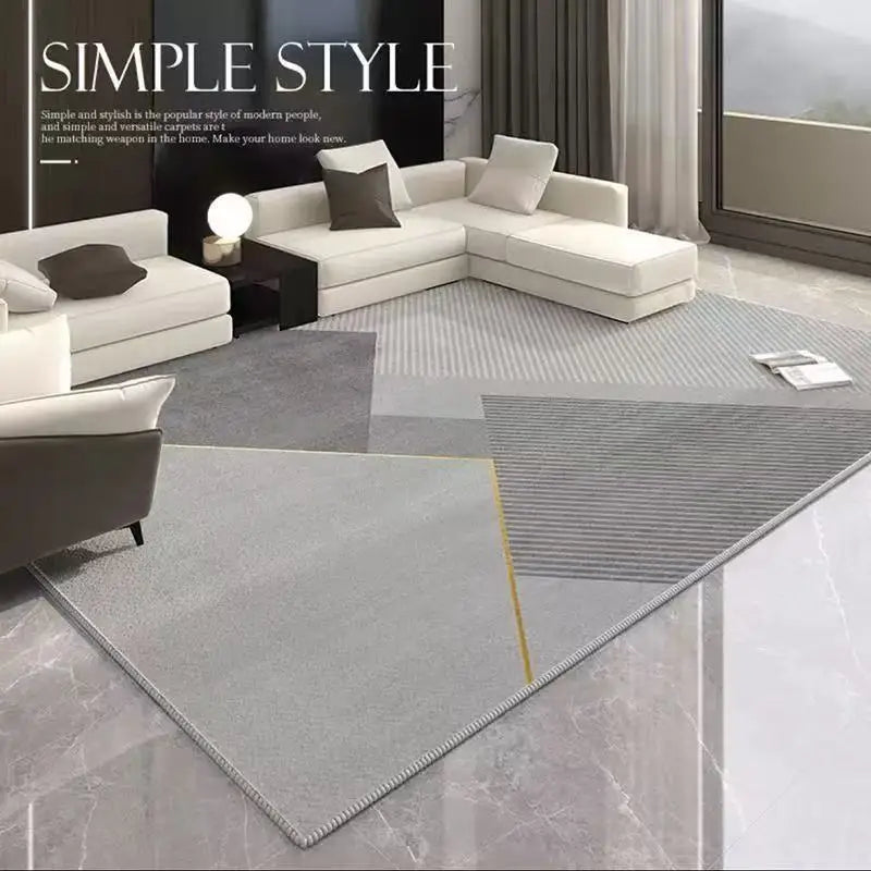 VIKAMA Light Luxury Home Living Room Carpet Bedroom Anti-Slip And Dirt-Resistant Sofa Coffee Table Blanket And Home Decoration