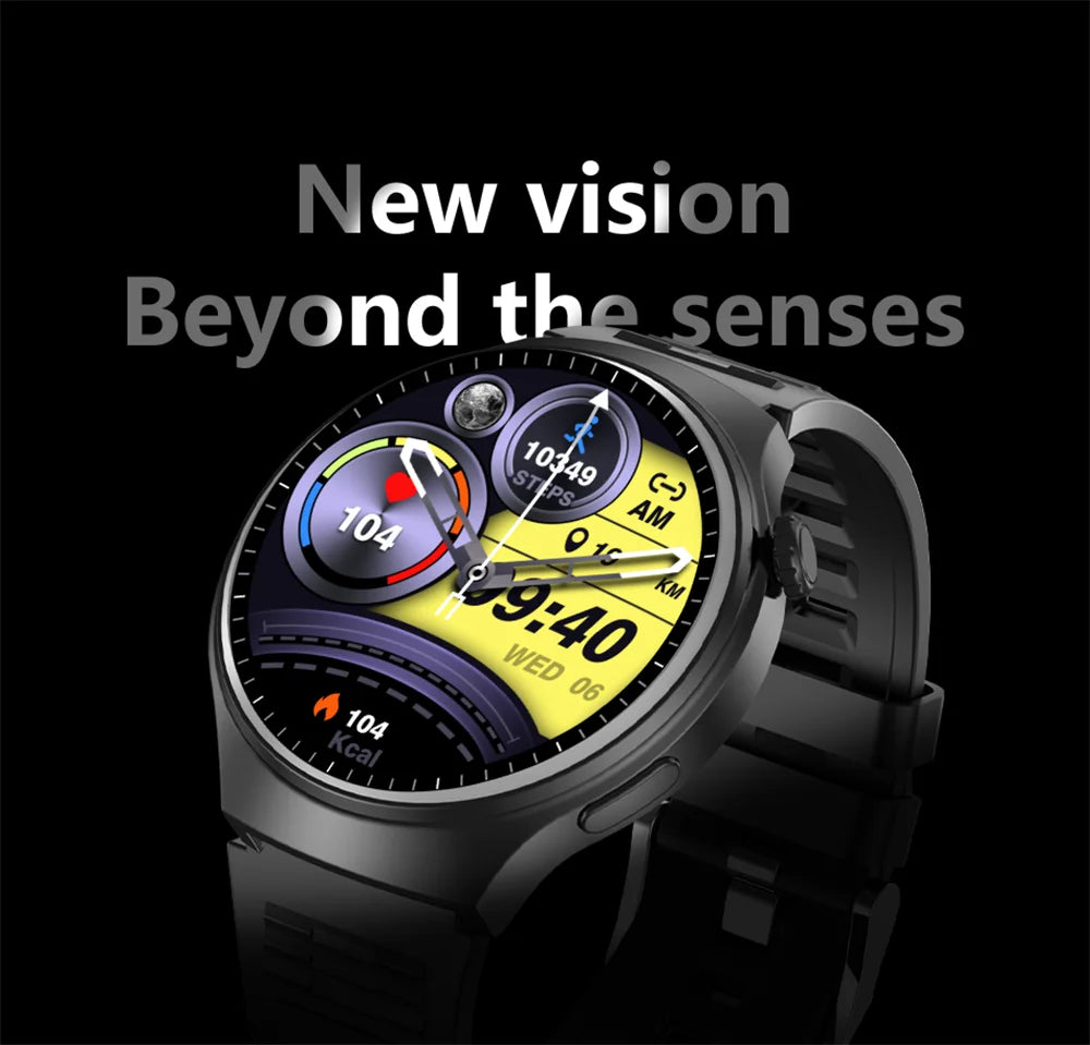 LAXASFIT 2026 New Smart Watch for Men Full Touchscreen Bluetooth Call Sports Fitness Smart Wristwatch Holiday Gift