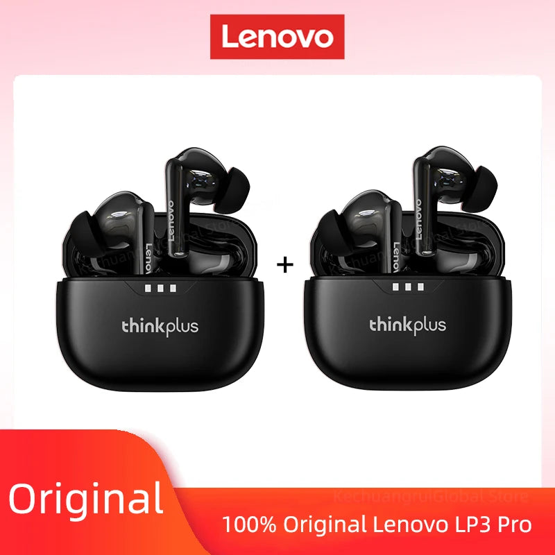 10pcs Lenovo LP3 Pro Wholesale 2pcs Original lp3pro Wireless Bluetooth Headphones HiFi Stereo Earbuds Noise Reduction With Mic