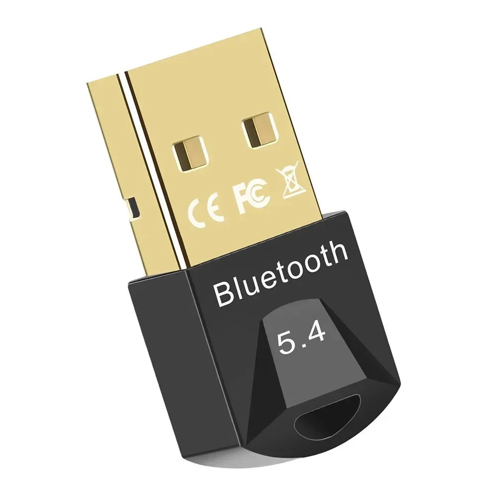 Bluetooth 5.4 USB Adapter Transmitter Bluetooth Audio Dongle Receiver Wireless Adapter for Speaker Mouse Computer Laptop