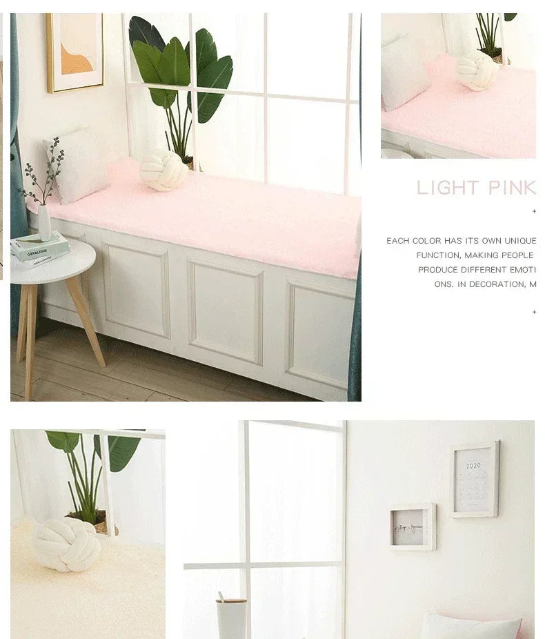 VIKAMA Tie-dyed Plush Carpet Living Room Rug Floor Mat Teenage Girl Bedroom Bedside Rug Large Area Plush Carpet Rug Home Decor