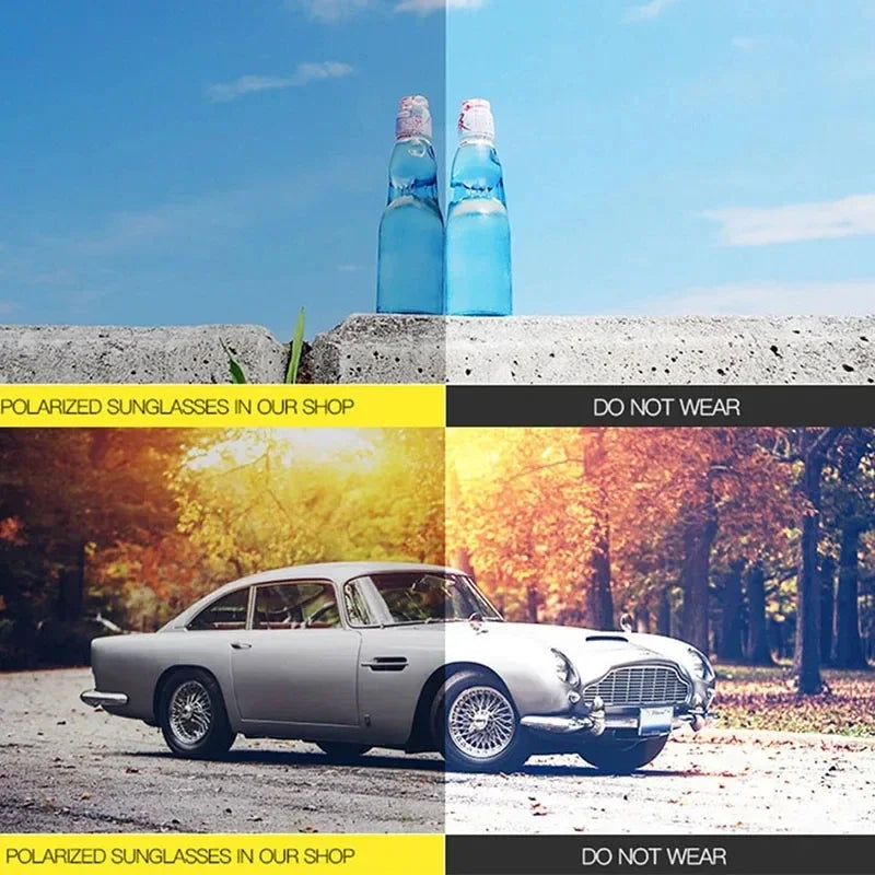 Classic Square Polarized Unisex Outdoor Sports Sunglasses for Fishing Hunting Cycling Driving Mountaineering UV400Anti-glare