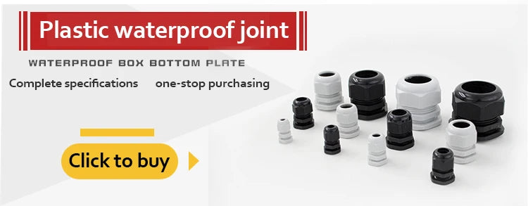 ABS Waterproof Box Housing Electronic Safe Case Plastic Boxes Black Wire Junction Box Plastic Organizer IP67 Waterproof Enclosur