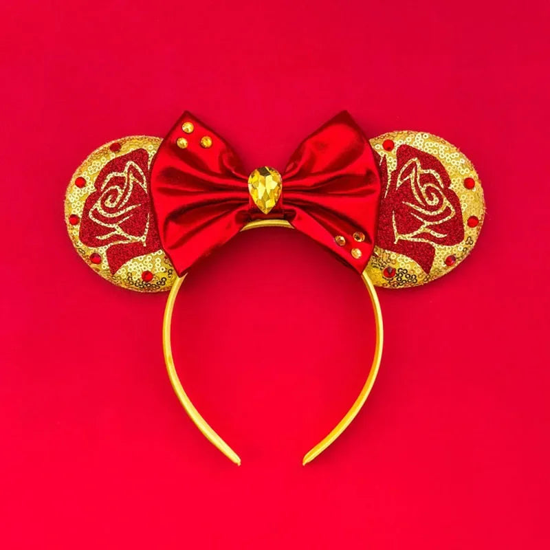 Disney Mickey Mouse Hairbands Frozen Ear Headband for Adults Anna Elsa Snowman Olaf Headwear Women Kids Girls Hair Accessories