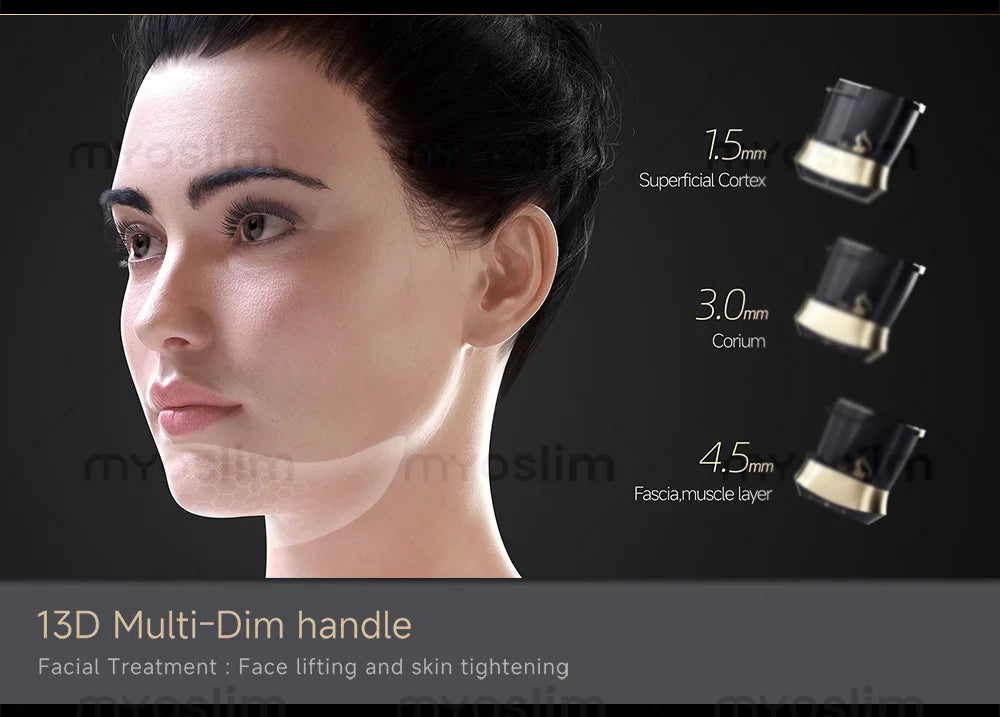 Professional the most popular beauty equipment machine the 22D MAX HIFU for face lifting slimming and fat reduction latest model