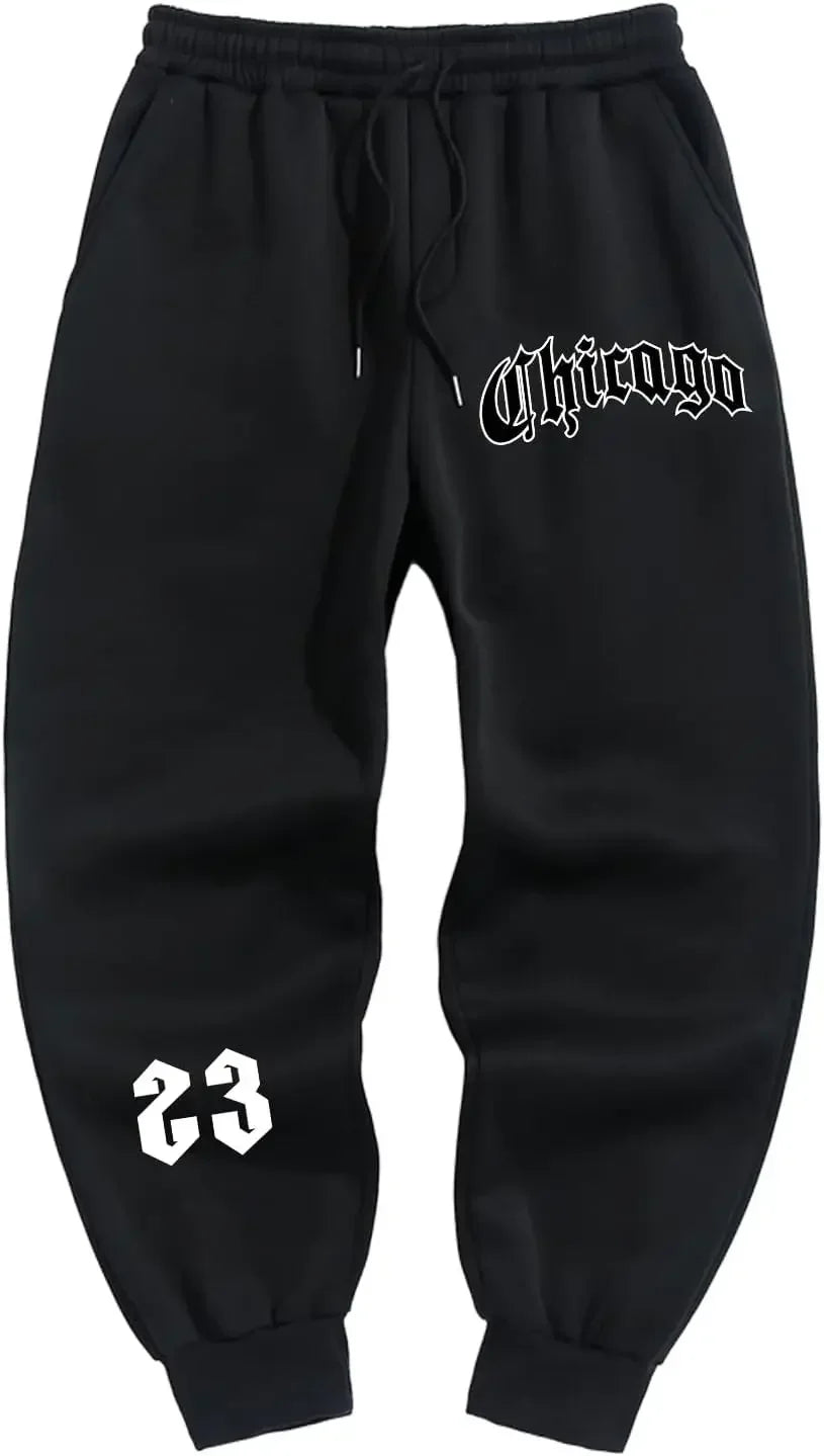 Spring and Summer Daily Commuter Sweatpants Running Sports Pants New Men's Fashionable Dragon Print Loose Trousers S-3XL