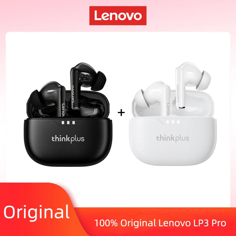 10pcs Lenovo LP3 Pro Wholesale 2pcs Original lp3pro Wireless Bluetooth Headphones HiFi Stereo Earbuds Noise Reduction With Mic