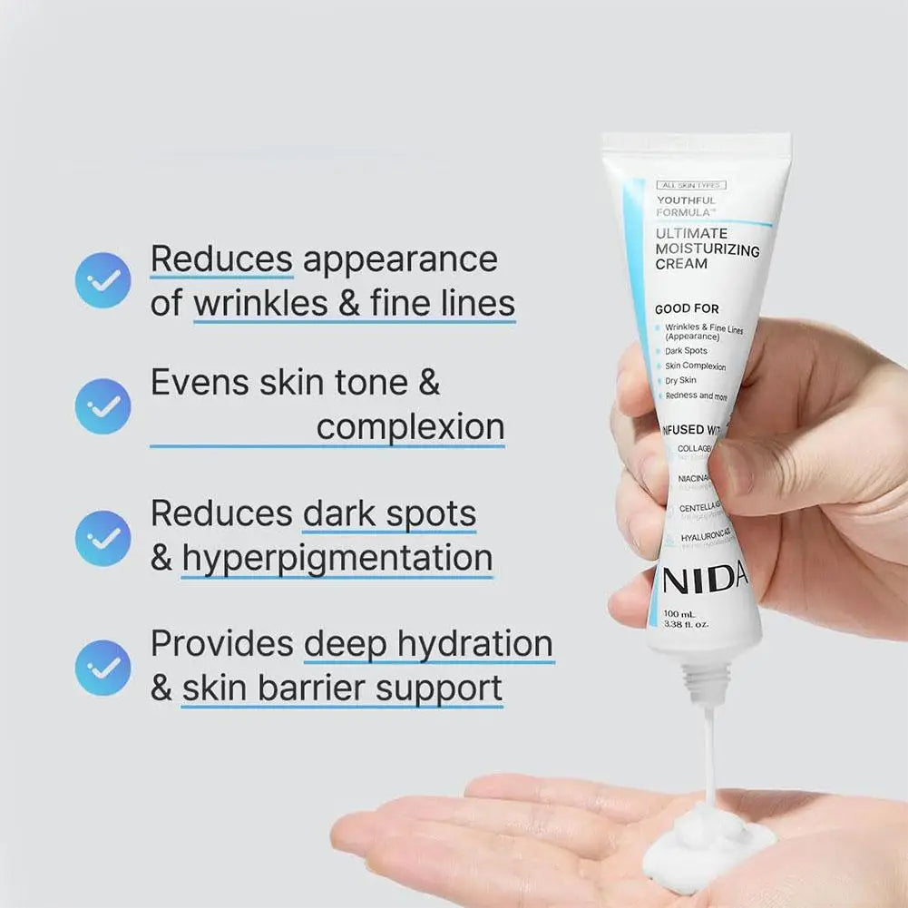 Korea NIDA Moisturizing Ultimate Cream Anti-Aging  Propolis Essence Retinol Revitalizing Eye Cream Deeply Moisturizing Skin Care