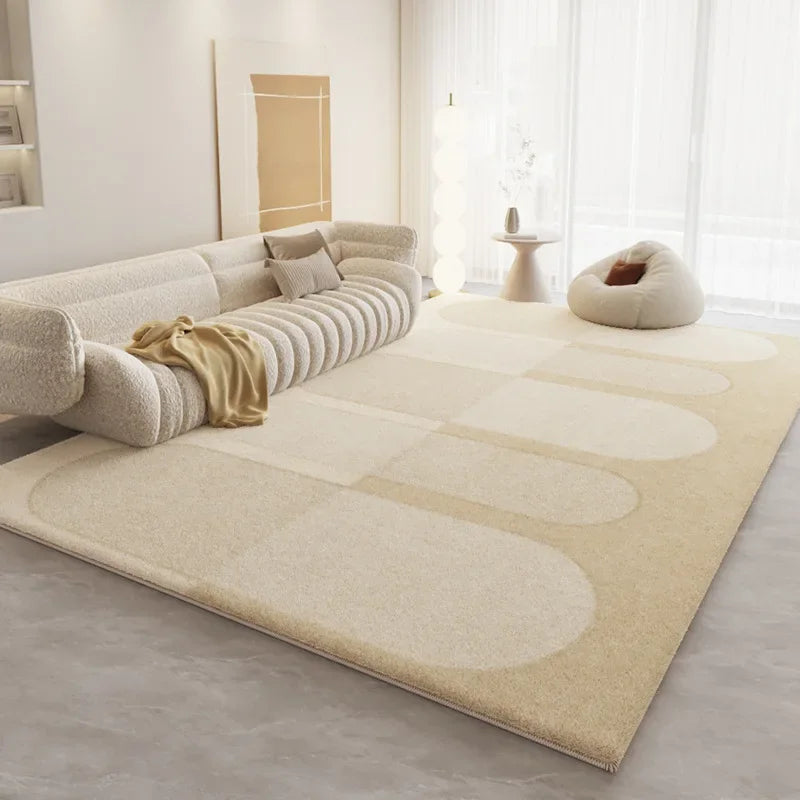 VIKAMA Upgrade Material Living Room Carpet Simple Thick Family Bedroom Minimalist Bed Rug Sofa Coffee Table Carpet Home Decor