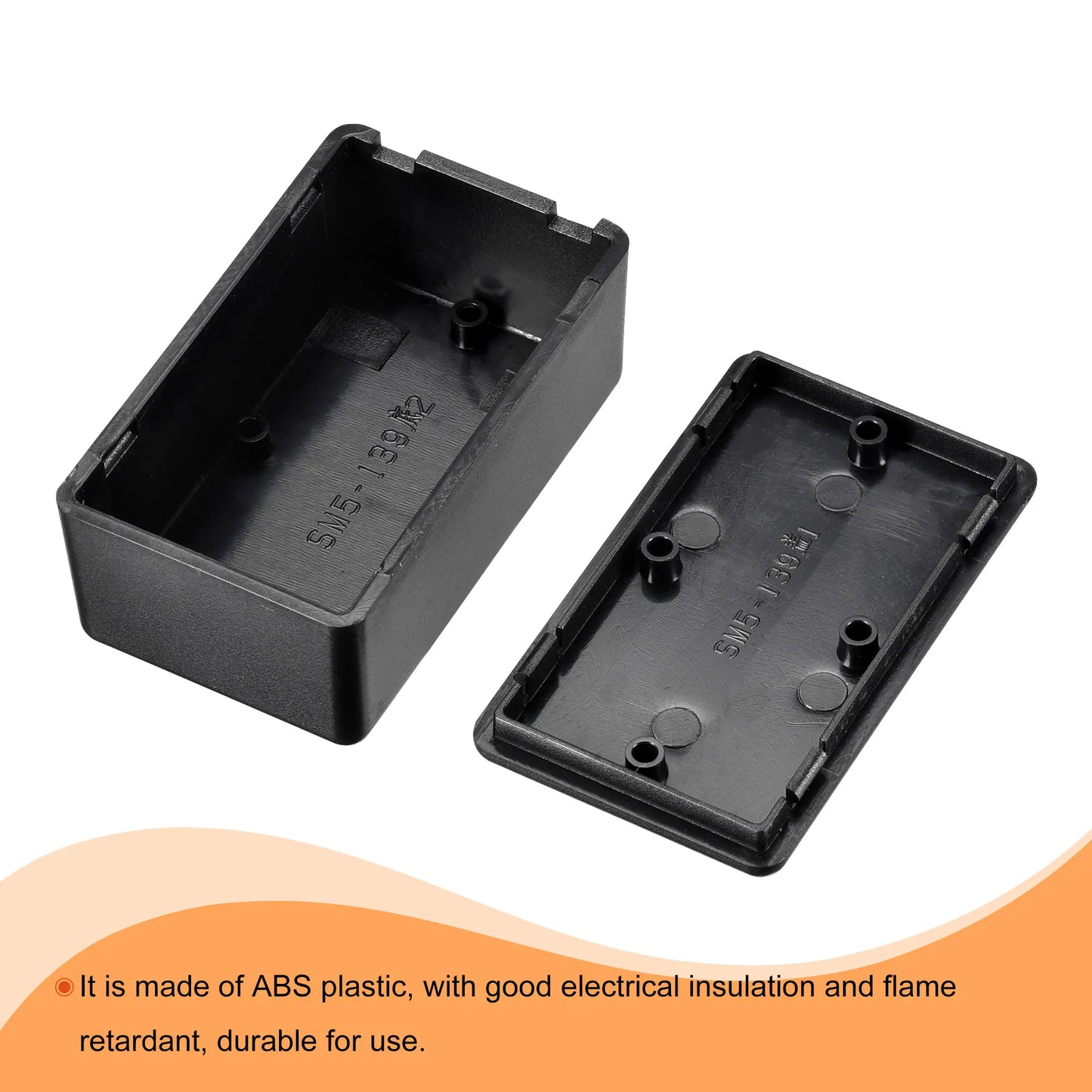 1-10Pcs Electronic Junction Box Dustproof ABS Plastic Project Box Storage Shell Housing Instrument Case Enclosure Control Boxes