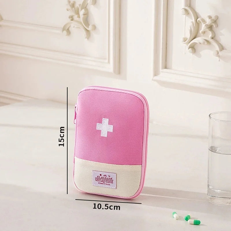 Travel Medicine Bag Pill Storage Pouch Outdoor Essentials Emergency Survival Bag Mini First-aid Kit Portable Home Storage Bag