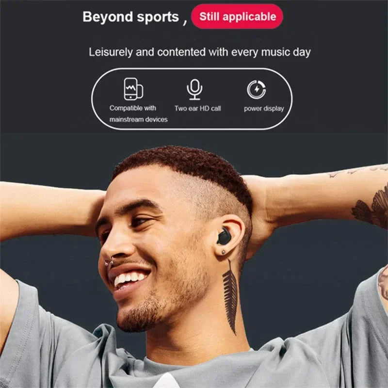 Y30 TWS Bluetooth 5.0 Wireless Stereo Earphones Earbuds In-ear Noise Reduction Waterproof Headphone For Smart Phone Android IOS