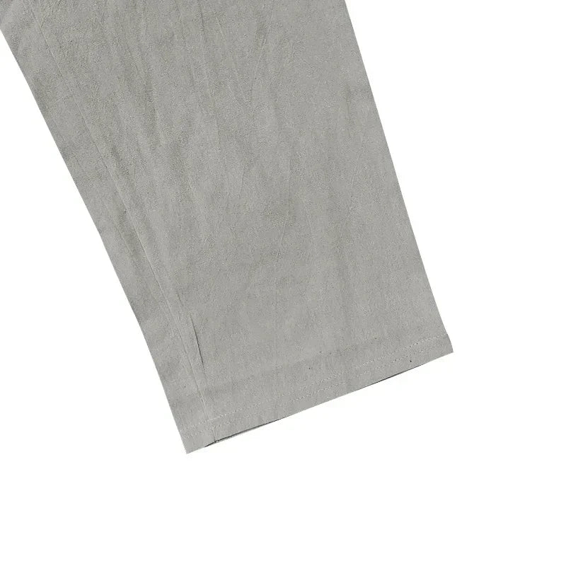 2025 Men's Coconut Printed Breathable Cotton and Linen Loose Casual Sports Pants