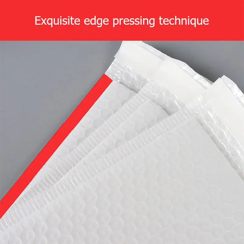 50pcs Film Waterproof Bubble Bag Packaging Express Bag White Foam Self Seal Packing Bag Shipping Bag Thickened Envelope Bags