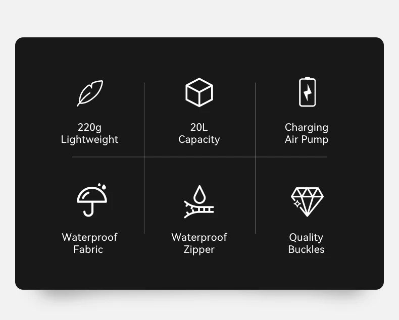 ReeYee Automatic Vacuum Storage Bags for Clothes, Travel Space Saver Bag for Down Jackets & Waterproof Clothing, Sealed Compress