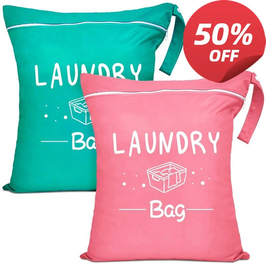 1pc Large Travel Laundry Bag Waterproof Washable Dirty Cloth Bag for Traveling Wet Dry Bag Bathing Suit Workout Bag