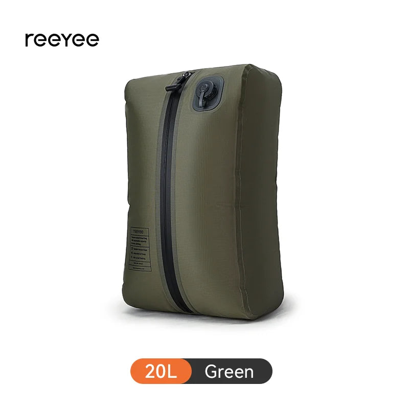 ReeYee Automatic Vacuum Storage Bags for Clothes, Travel Space Saver Bag for Down Jackets & Waterproof Clothing, Sealed Compress