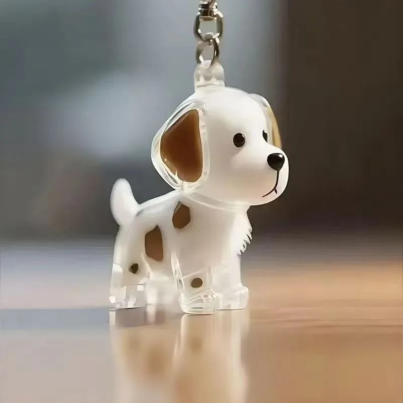Dog Hair Storage Cute Pendant Keychain Bag Pendant Couple Car Key Chains  Souvenir Collection Gift Pet Hair Memorial Pet Lovers