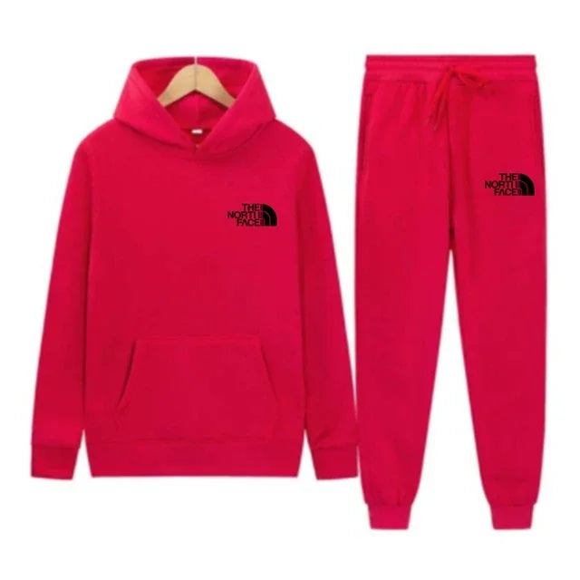 2025 Autumn New print Men's Women Fashion Casual Tracksuits Outdoor Fitness Jogging Hooded Sets Sports Luxury Hoodie+