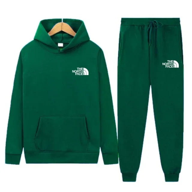 2025 Autumn New print Men's Women Fashion Casual Tracksuits Outdoor Fitness Jogging Hooded Sets Sports Luxury Hoodie+