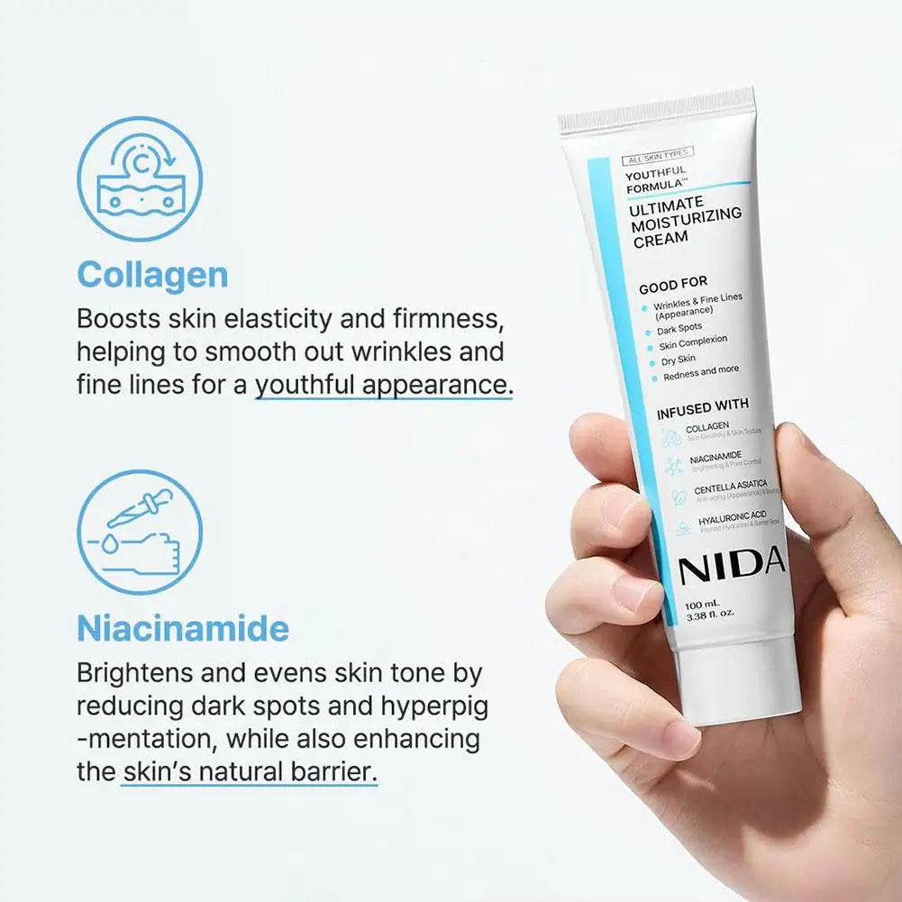 Korea NIDA Moisturizing Ultimate Cream Anti-Aging  Propolis Essence Retinol Revitalizing Eye Cream Deeply Moisturizing Skin Care