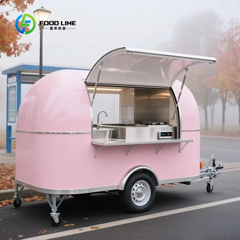 Factory Price Fully Equipped Exporter Mobile Fast Food Truck Trailer