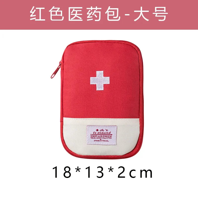 Portable Storage Bag First Aid Emergency Medicine Bag Outdoor Pill Survival Organizer Emergency Kits Package Travel Accessories