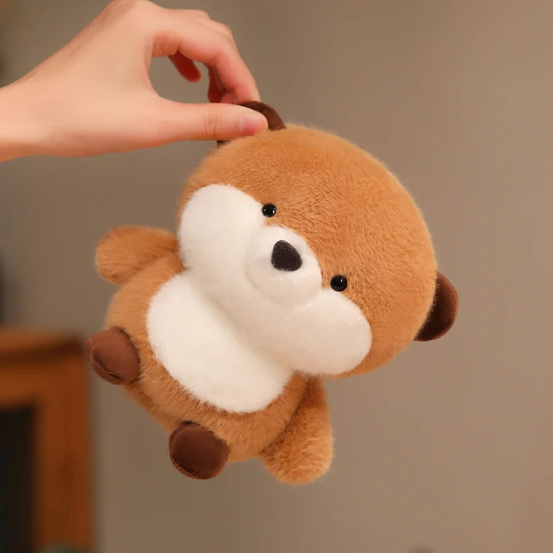 15CM Small Desktop Plush Toys Lovely Rabbit Sheep Pig Duck Otter Capybara Elephant Stuffed Animal Doll Cute Healing Doll Gifts