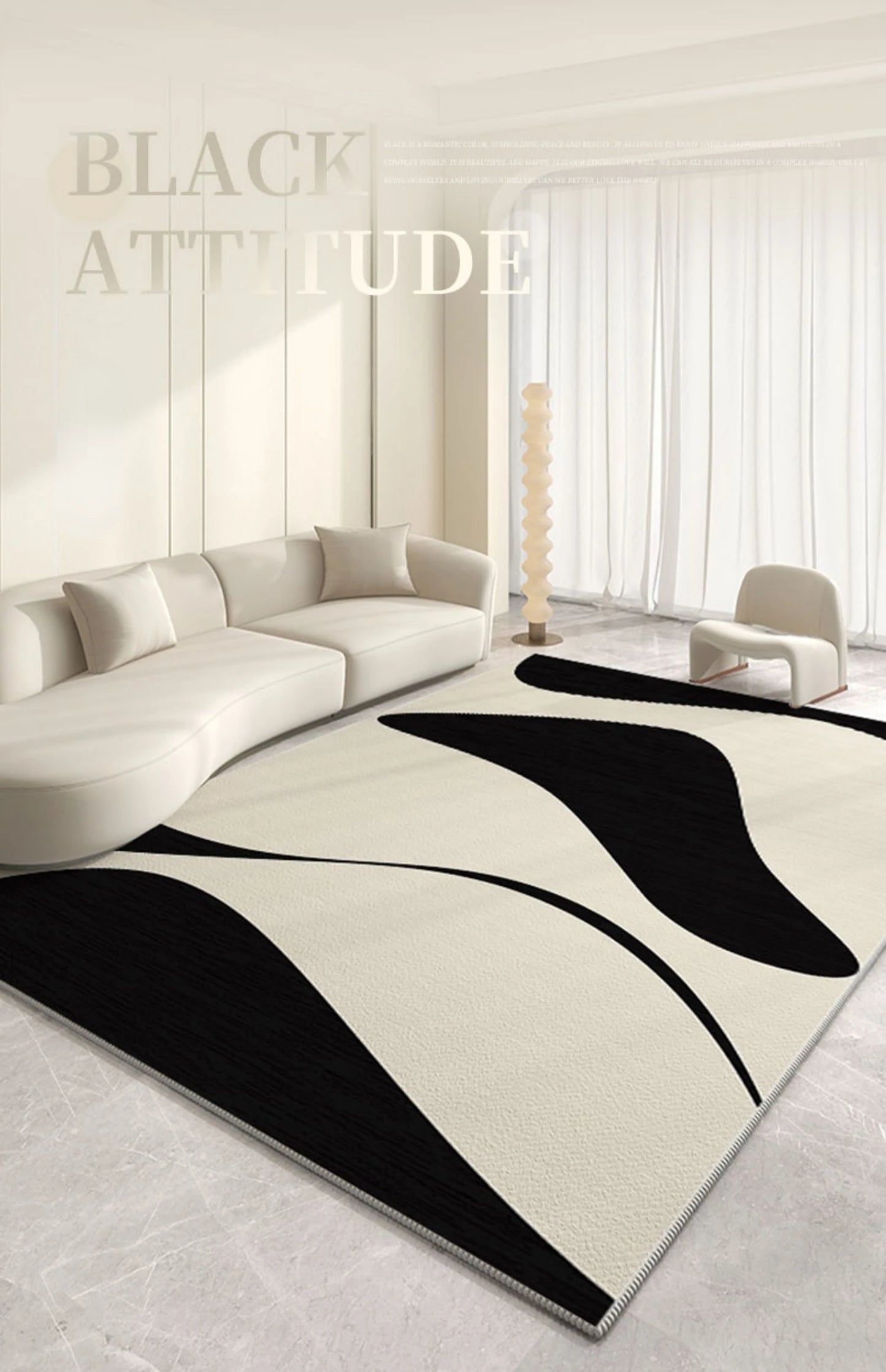Light Luxury Living Room Decoration Plush Rug Cream Style Rugs for Bedroom Home Fluffy Soft Mat Cloakroom Large Area Carpet