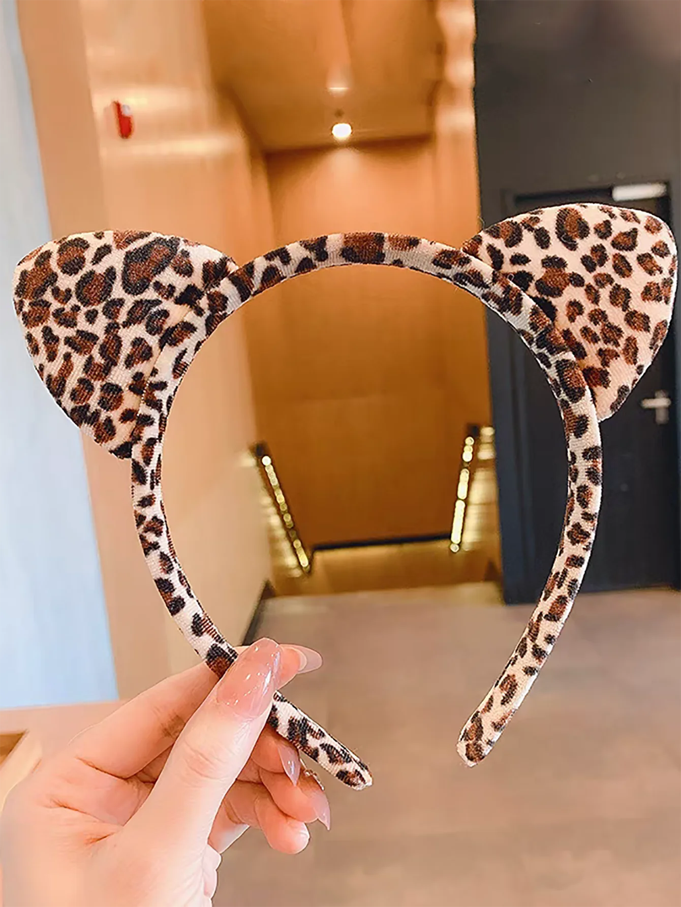 Korean Cute Cat Ear Headband Head Hoops Women Girls Simple Hair Bands Headbands Fashion Elastic Face Washing Bezel Headwear