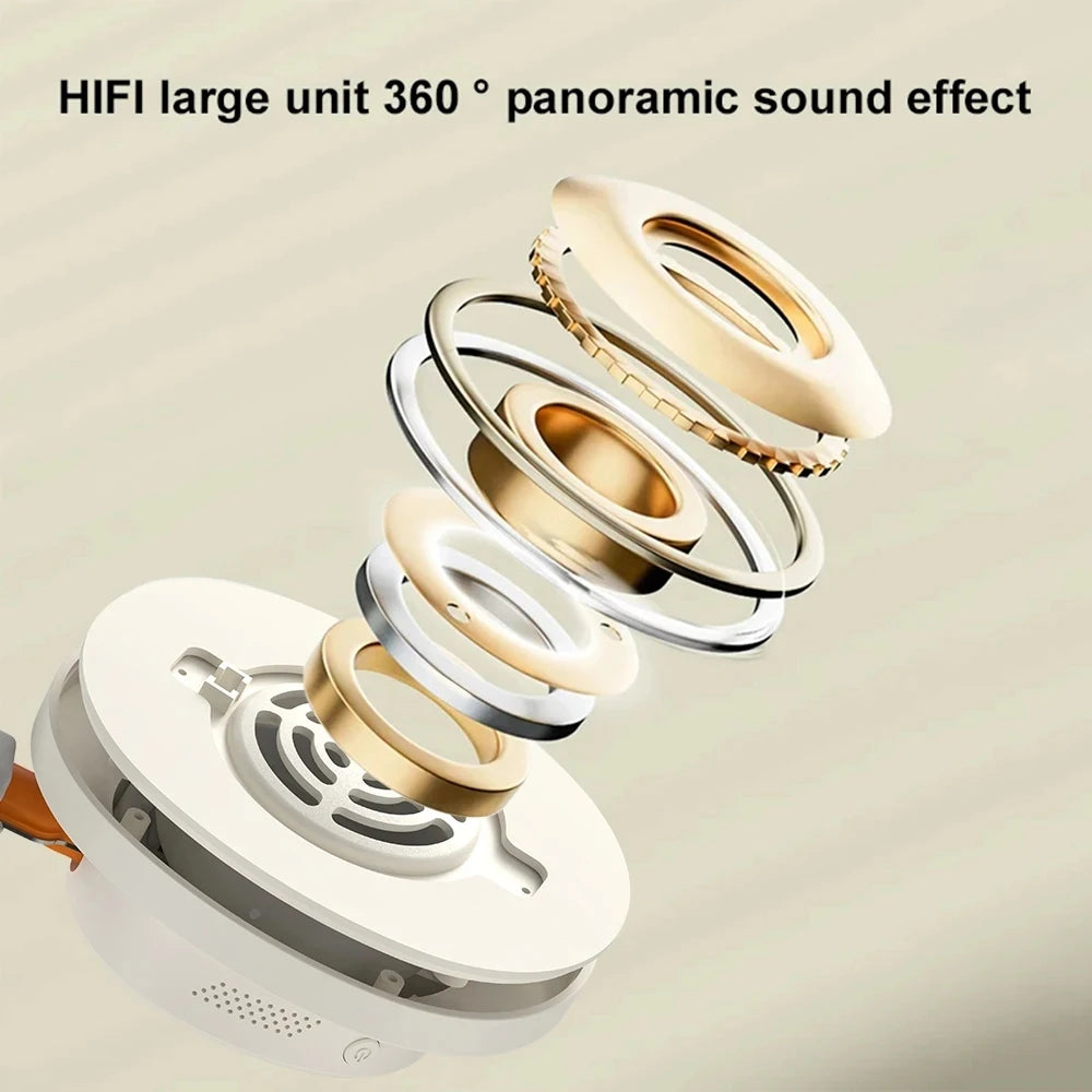 BOSE&bye ANC Noise Reduction Bluetooth Headphones Over The Ear Wireless Big Earphone Hifi Sounds Sport Headsets With Button mic