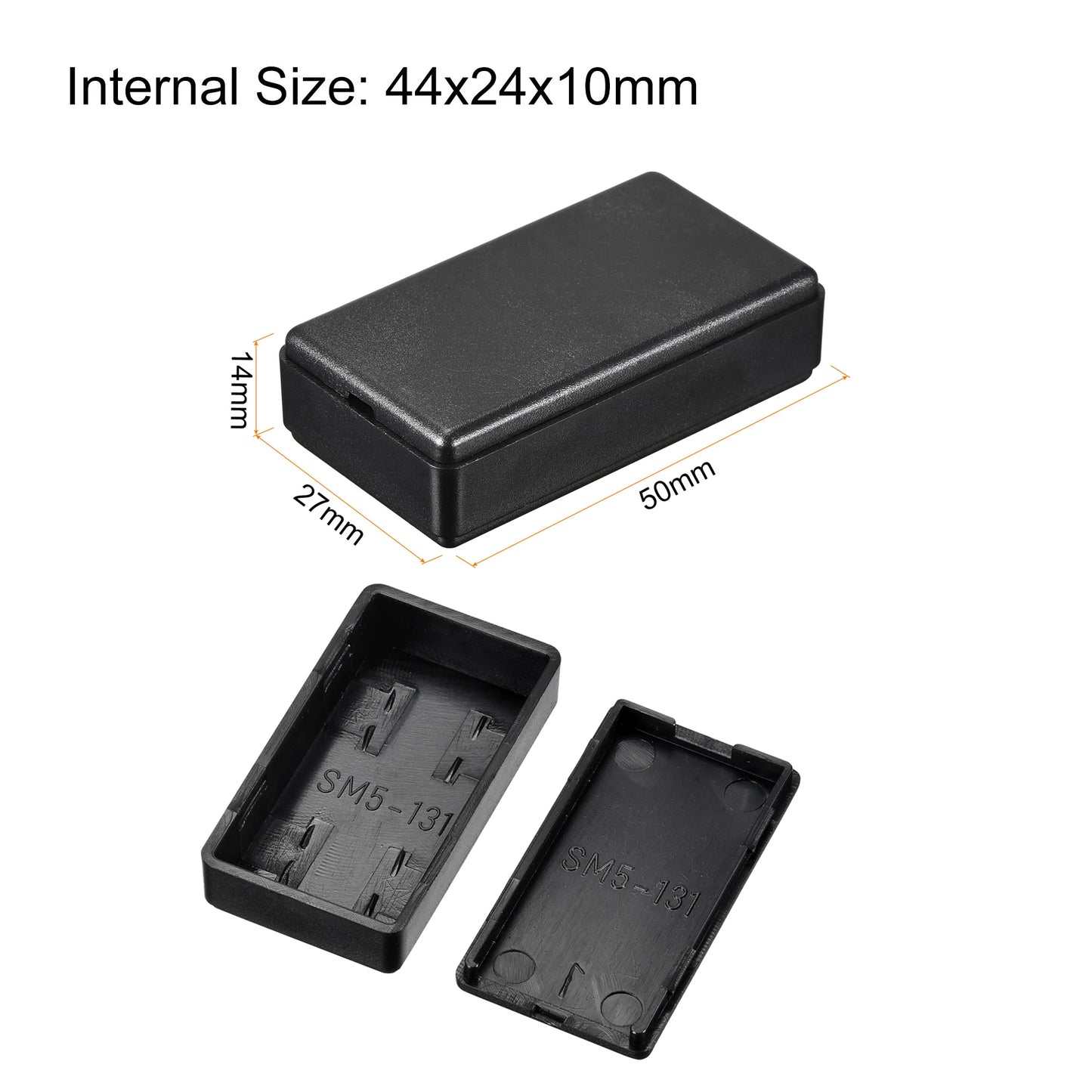 1-10Pcs Electronic Junction Box Dustproof ABS Plastic Project Box Storage Shell Housing Instrument Case Enclosure Control Boxes