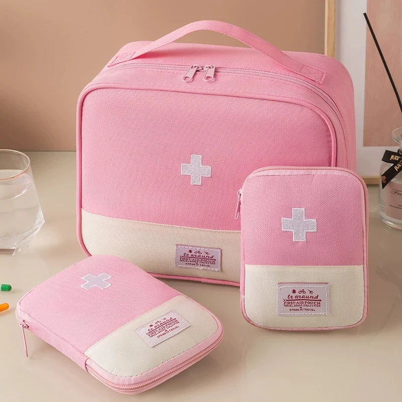 Travel Medicine Bag Pill Storage Pouch Outdoor Essentials Emergency Survival Bag Mini First-aid Kit Portable Home Storage Bag