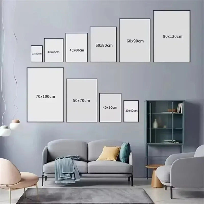 3pcs Bauhaus Geometric Wall Art Prints, Minimalist Modern Posters, Mid-Century Artwork for Home Decor, Unframed Canvas Art Set