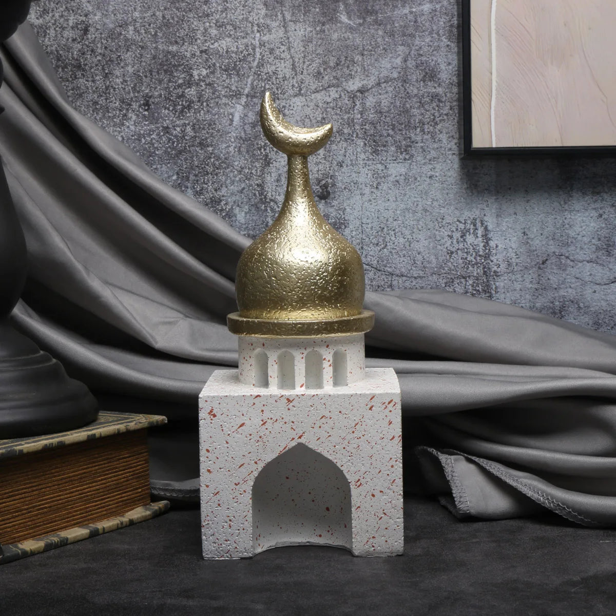 1pc Middle Eastern Style Resin Statue Decor, Indoor Ornament for Living Room, Multi-Room Compatible, No Power Required