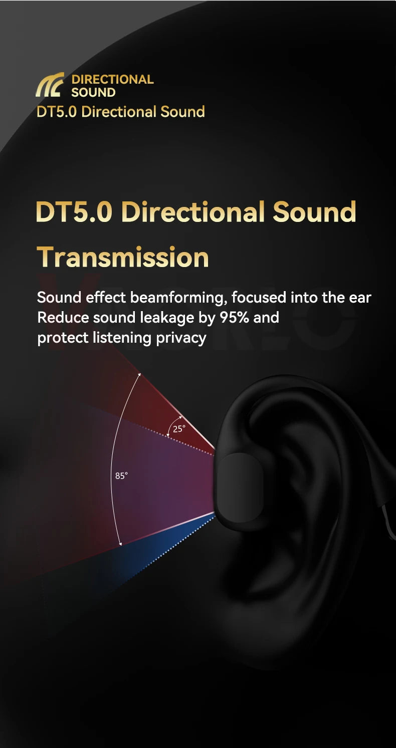 IPX8 Waterproof Swimming Bone Conduction headphone Bluetooth 5.4 Bass Wireless headset MP3 (32G) Player Cycling Fitness Earphone