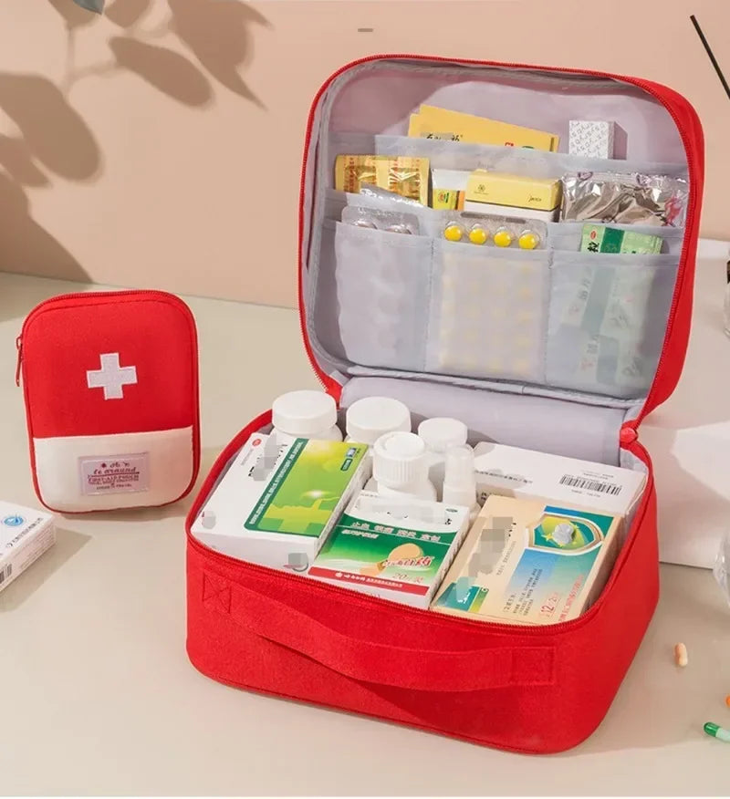Portable Storage Bag First Aid Emergency Medicine Bag Outdoor Pill Survival Organizer Emergency Kits Package Travel Accessories