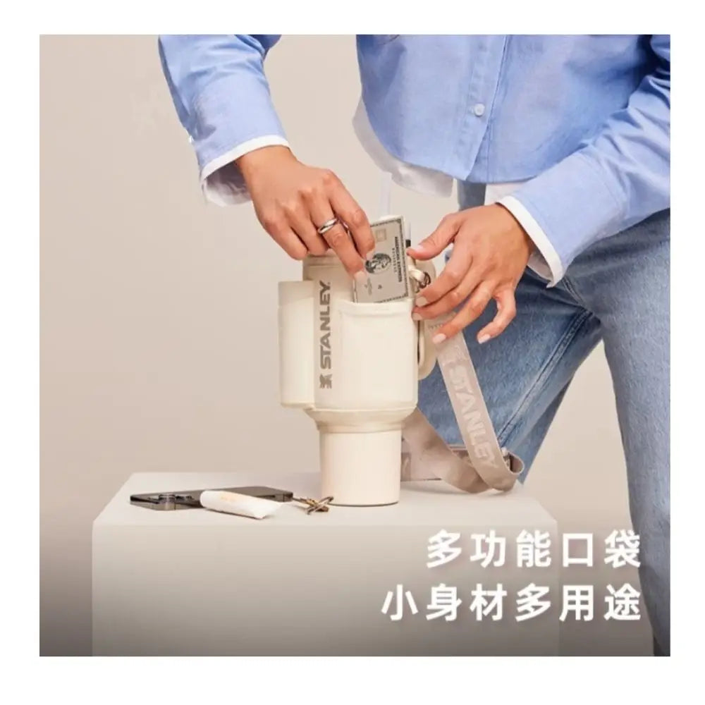 Water Bottle Carrier Water Bottle Holder Travel Essential Water Bottle Bag Carrier Cup Accessory for Stanley  40oz Tumbler