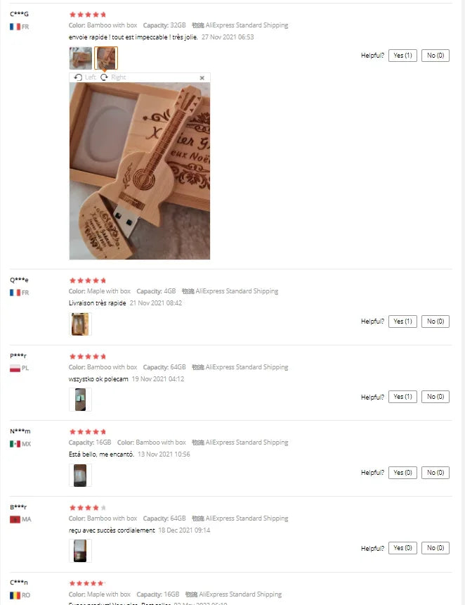 JASTER USB 3.0 Flash Drives Wooden Guitar 128GB Free Custom Logo Pen Drive 64GB with Box Memory Stick Music Business Gift U disk