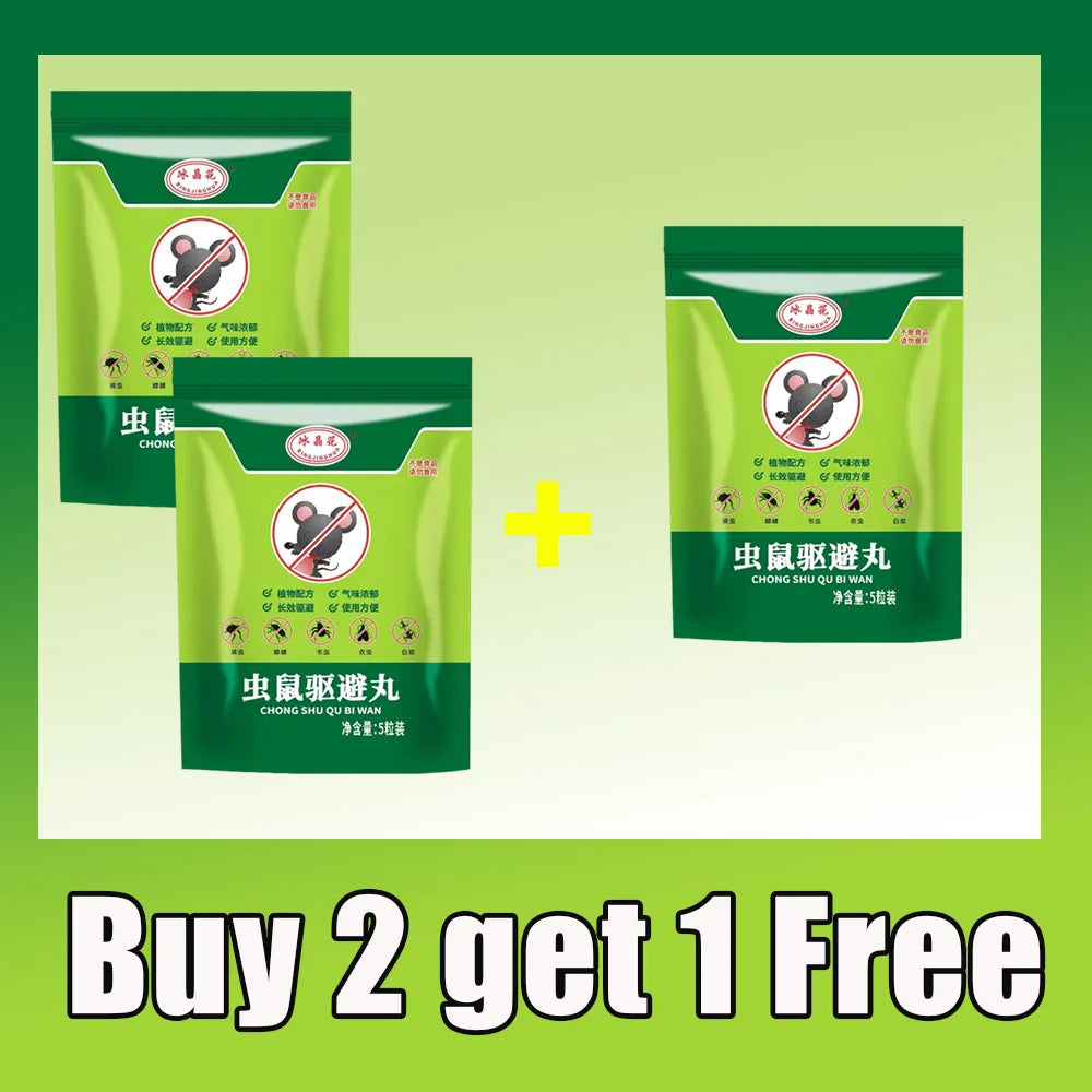 Effective Rat Mouse Repellent Balls Rats mouse trap Bait Mothballs Rat Controller Pill for Indoor Outdoor Rodent Control Protect