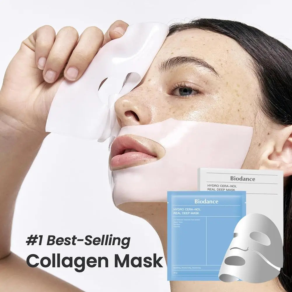 1/4PCS Biodance Bio-Collagen Moisturizing Hydrating Patch Mask Face Mask Deep Moisturizing For Women Skin Care