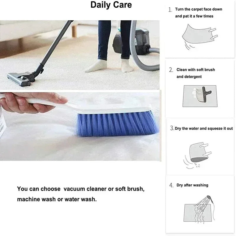 Modern Minimalist Living Room Carpet Durable and Easy-To-Clean Bedside Rug Sofa Coffee Table Foot Mat Retro Home Decoration