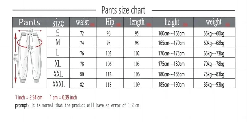Spring autumn street hip-hop men's and women's casual sweatpants outdoor jogging basketball fashion printed men's sweatpants