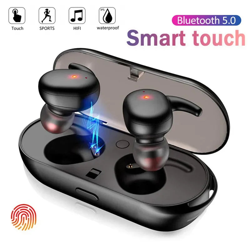 Y30 TWS Bluetooth 5.0 Wireless Stereo Earphones Earbuds In-ear Noise Reduction Waterproof Headphone For Smart Phone Android IOS