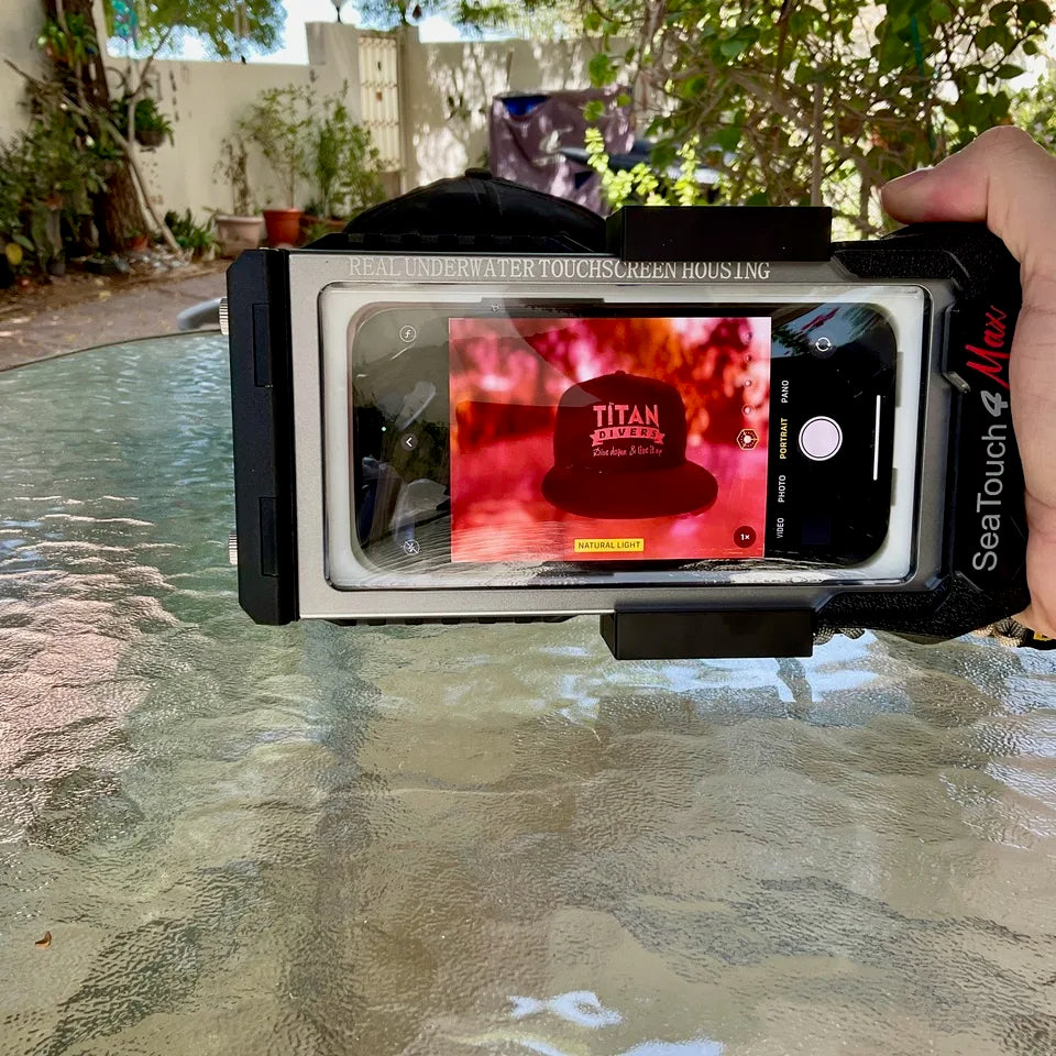 DIVEVOLK SeaTouch 4 MAX Plus Expansion Clamp and Diving Filter Kit  for IPhone and Android Smartphone