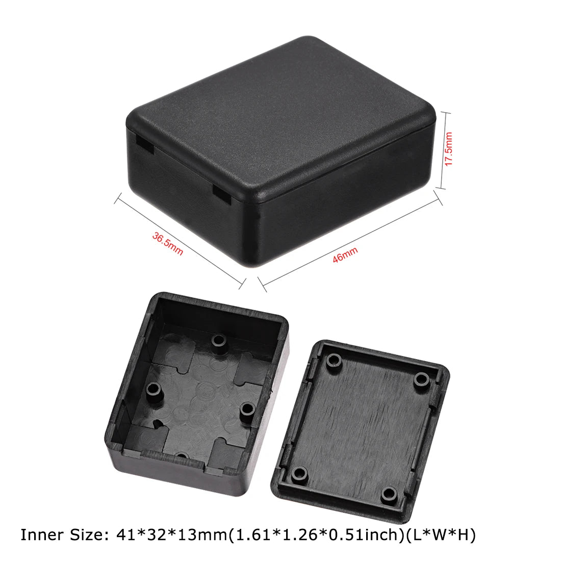 1-10Pcs Electronic Junction Box Dustproof ABS Plastic Project Box Storage Shell Housing Instrument Case Enclosure Control Boxes