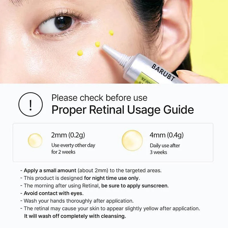 The Vita A Retinal Shot Tightening Booster Firm Skin Eye Cream 15ml Face Serum 40ml Set Moisturising Beauty Skin Care Original