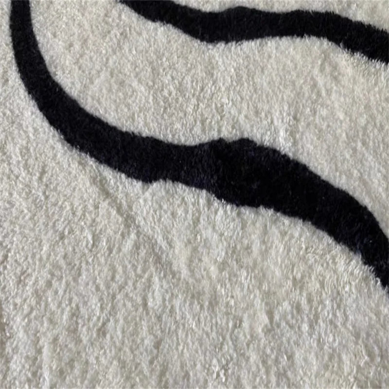 Light Luxury Living Room Decoration Plush Rug Cream Style Rugs for Bedroom Home Fluffy Soft Mat Cloakroom Large Area Carpet