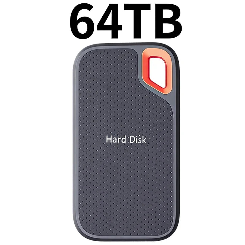 High-speed Portable SSD 1TB External Hard Drive 2TB Mobile Solid State Drive 4TB 16TB Mass External Hard Disk for Laptop/MAC/PC